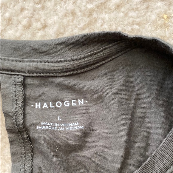 Halogen Relaxed Sleeveless Tank Top Gray - Picture 2 of 4